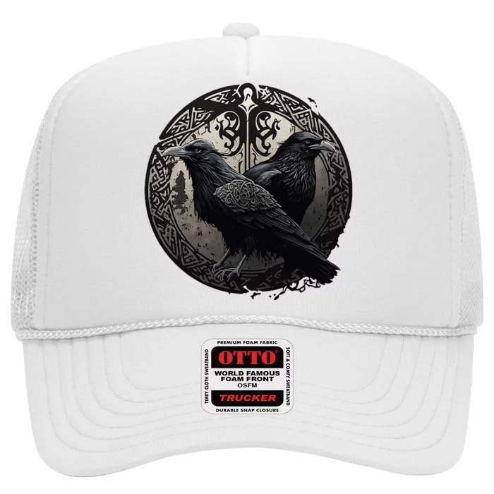 Scandinavian Odin R.A.V.E.N.S High Crown Mesh Trucker Hat