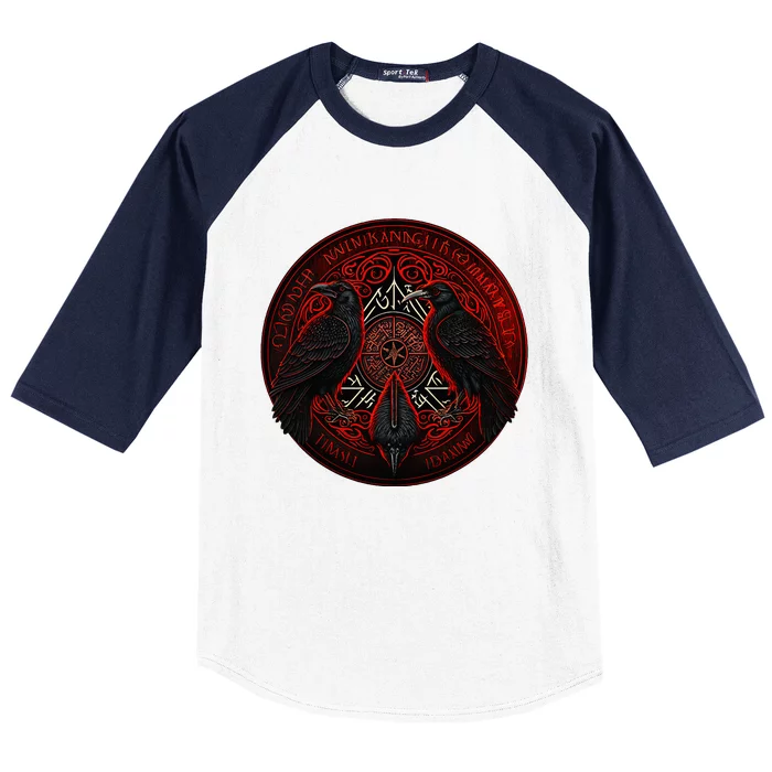 Scandinavian Odin R.A.V.E.N.S Baseball Sleeve Shirt