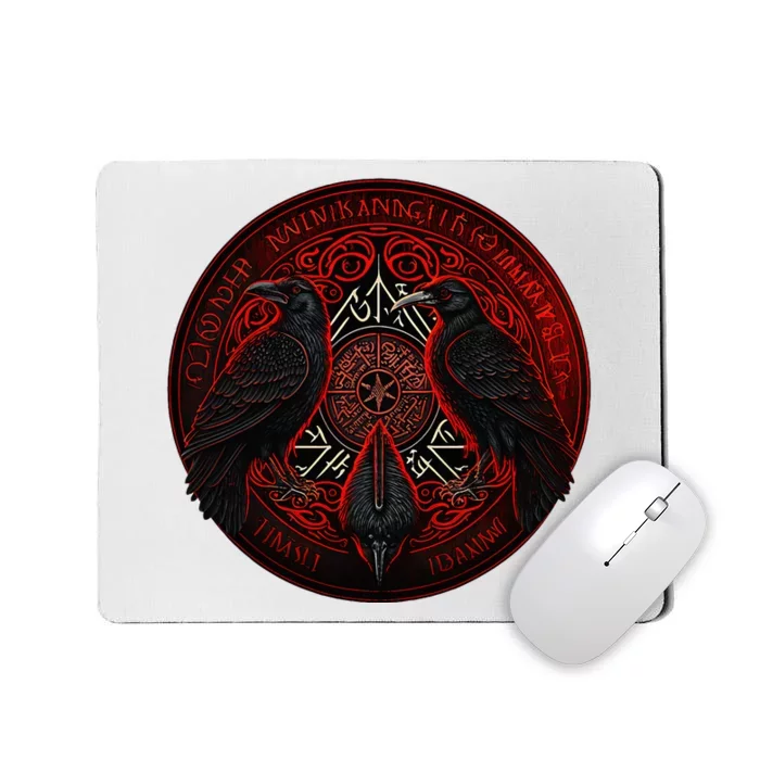 Scandinavian Odin R.A.V.E.N.S Mousepad