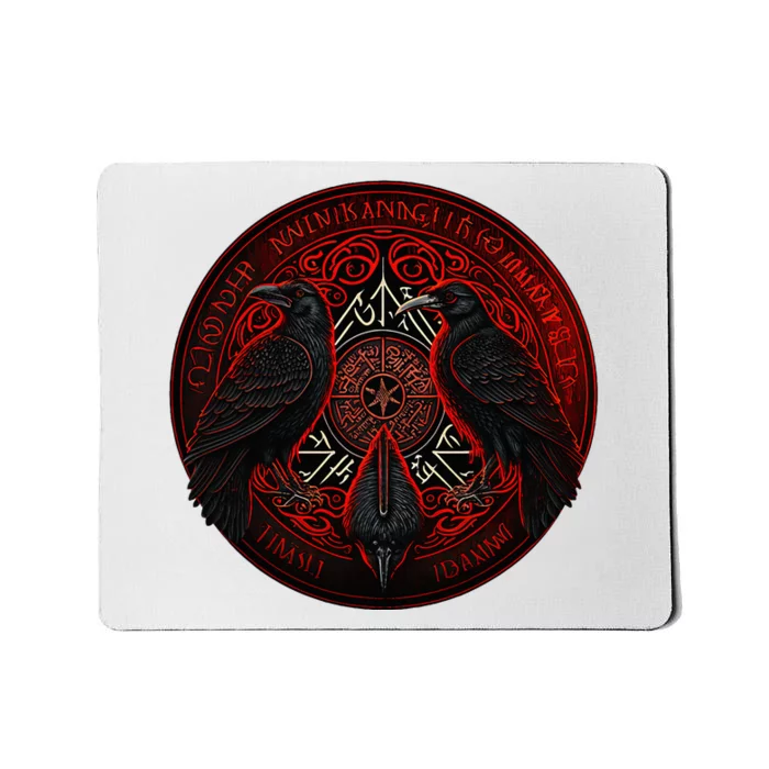 Scandinavian Odin R.A.V.E.N.S Mousepad