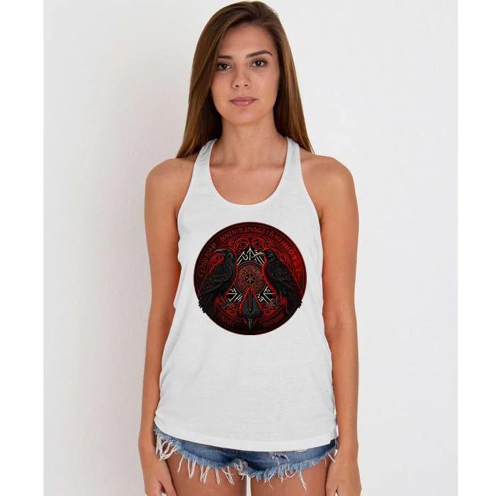 Scandinavian Odin R.A.V.E.N.S Women's Knotted Racerback Tank