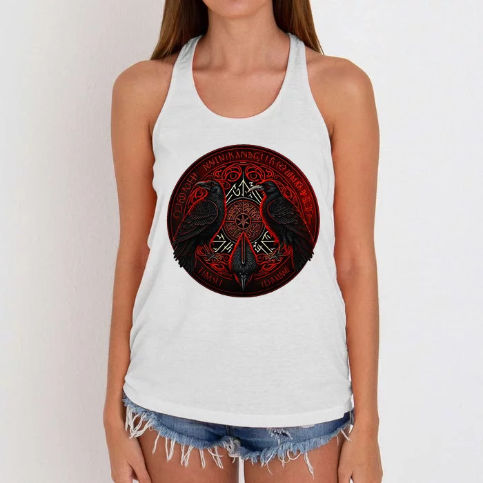 Scandinavian Odin R.A.V.E.N.S Women's Knotted Racerback Tank