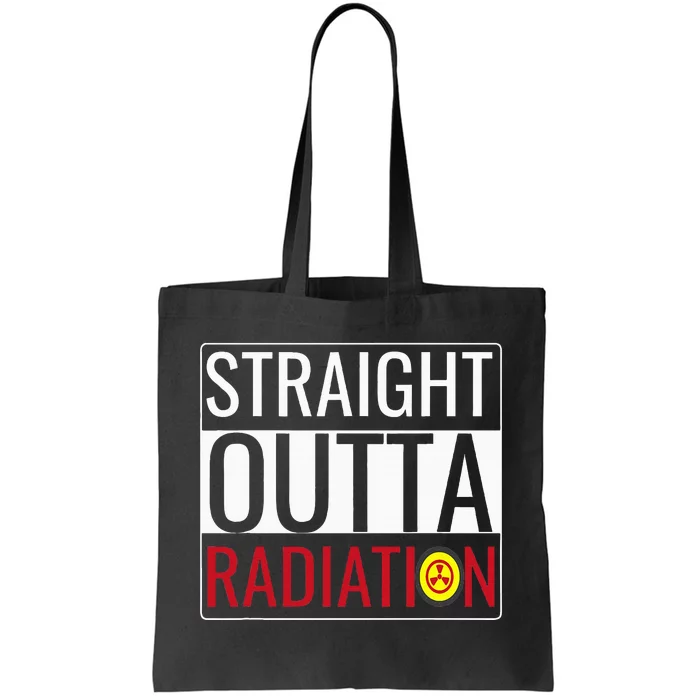 Straight Outta Radiation Chemotherapy Survivor Cancer Tote Bag