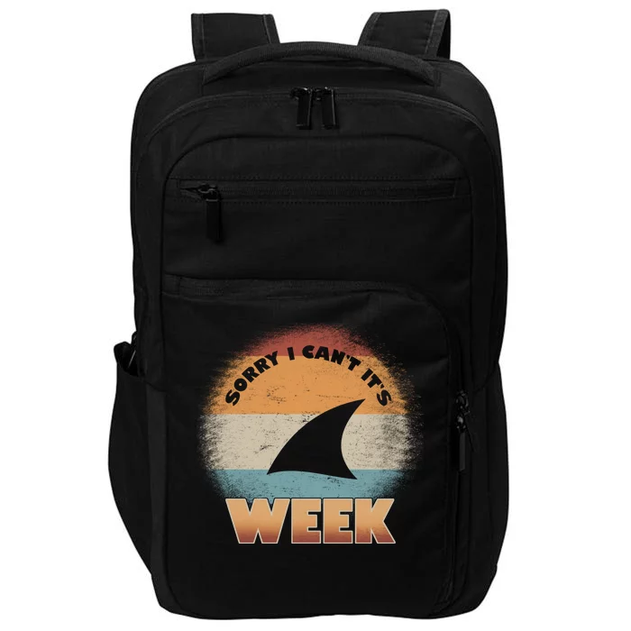 Sorry I Can't It's Shark Week Impact Tech Backpack