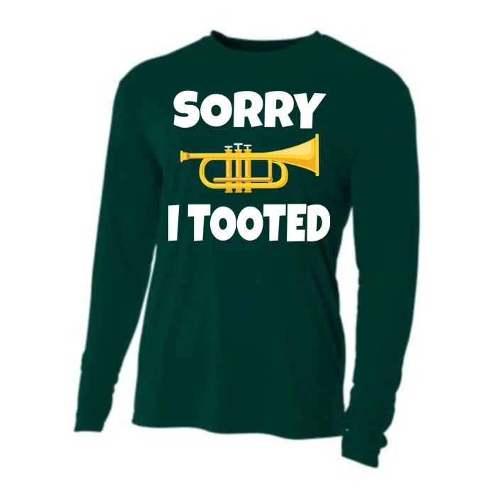 Sorry I Tooted Trumpet Cooling Performance Long Sleeve Crew