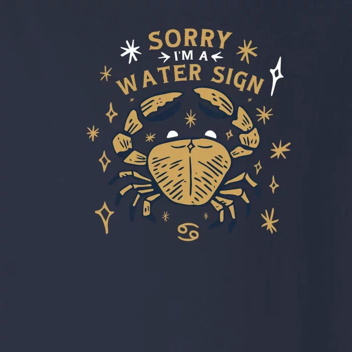 Sorry I'm A Water Sign Zodiac Birthday Toddler Long Sleeve Shirt