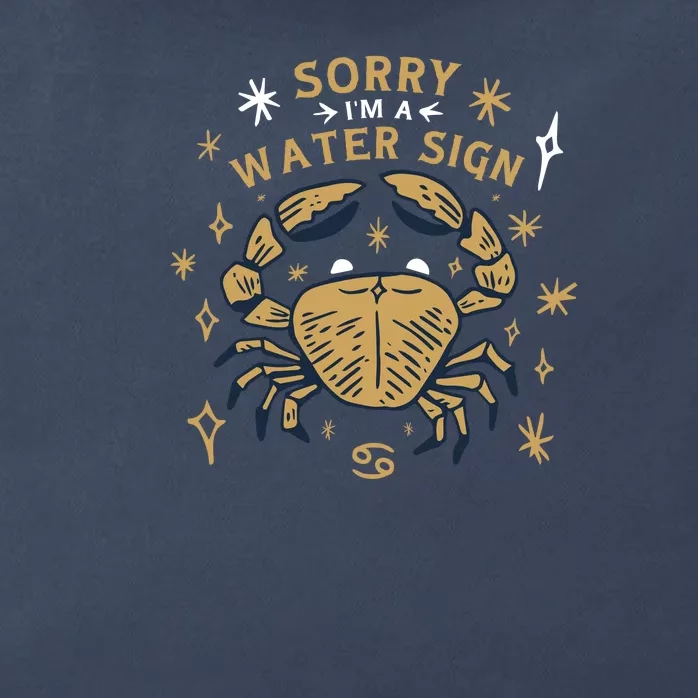 Sorry I'm A Water Sign Zodiac Birthday Zip Tote Bag