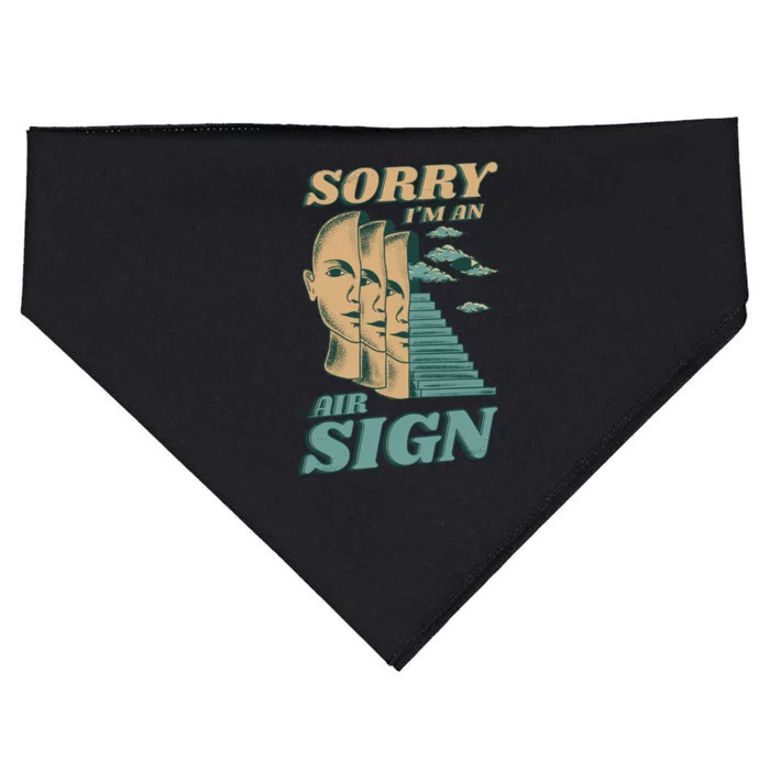 Sorry I'm An Air Sign USA-Made Doggie Bandana