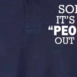 Sorry It's Too Peopley Out Here Softstyle Adult Sport Polo