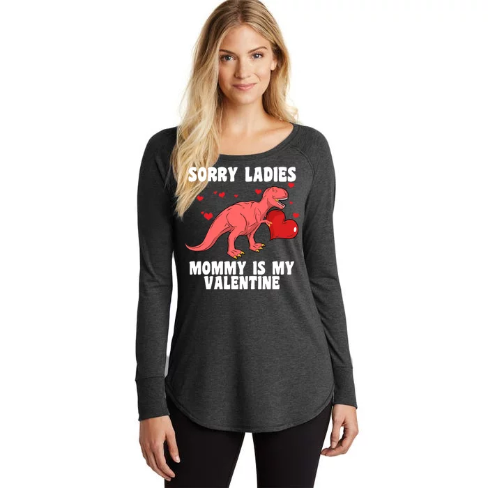 Sorry Ladies Mommy Is My Valentine Women's Perfect Tri Tunic Long Sleeve Shirt