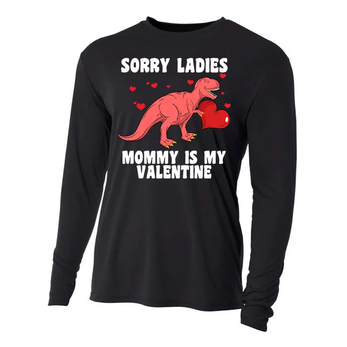 Sorry Ladies Mommy Is My Valentine Cooling Performance Long Sleeve Crew