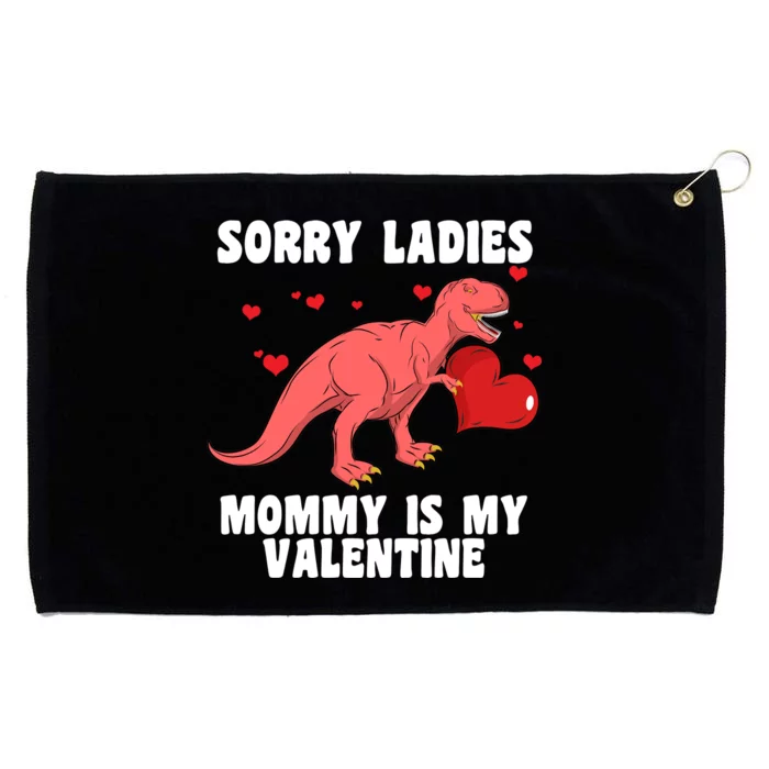 Sorry Ladies Mommy Is My Valentine Grommeted Golf Towel