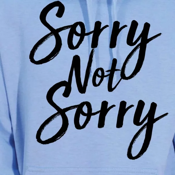 Sorry Not Sorry Unisex Surf Hoodie