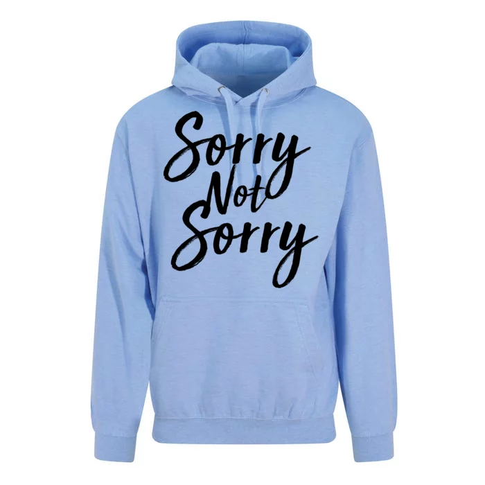 Sorry Not Sorry Unisex Surf Hoodie