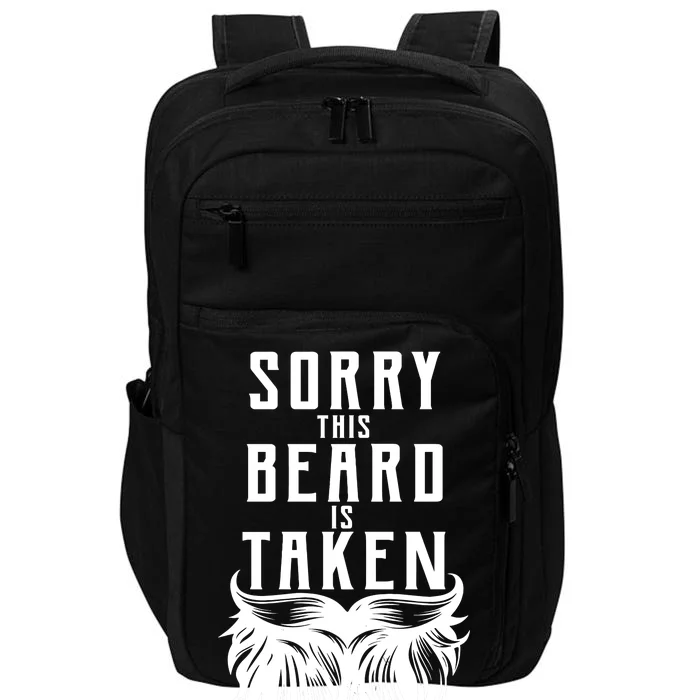 Sorry This Beard Is Taken Relationship Status Impact Tech Backpack