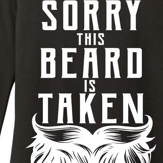 Sorry This Beard Is Taken Relationship Status Womens CVC Long Sleeve Shirt