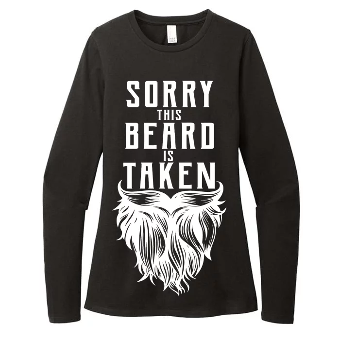 Sorry This Beard Is Taken Relationship Status Womens CVC Long Sleeve Shirt