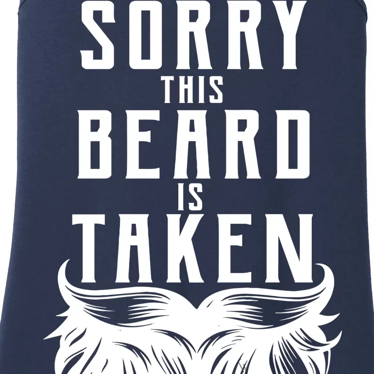 Sorry This Beard Is Taken Relationship Status Ladies Essential Tank