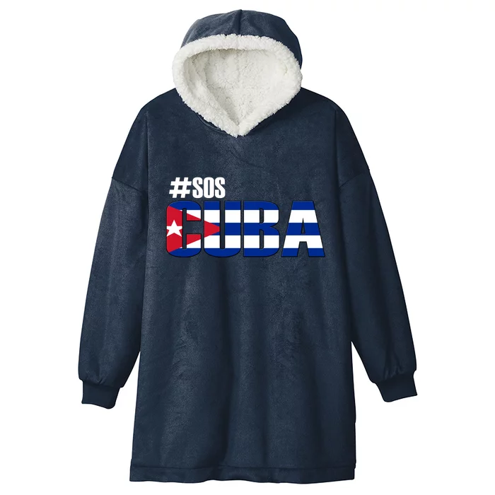 SOS Cuba Hooded Wearable Blanket