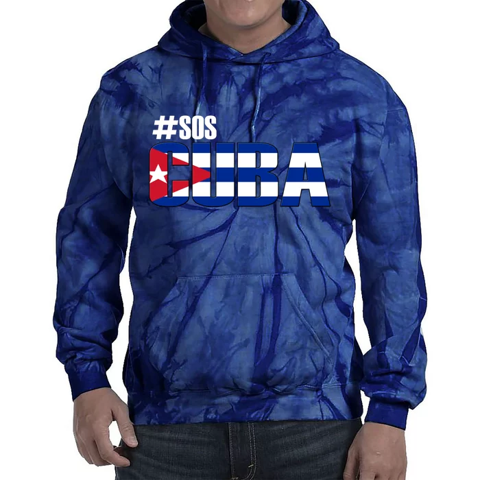 SOS Cuba Tie Dye Hoodie