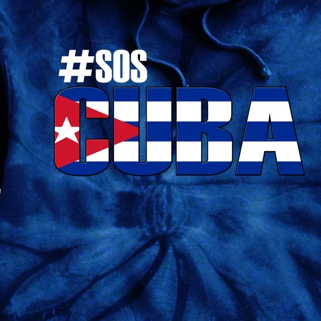 SOS Cuba Tie Dye Hoodie