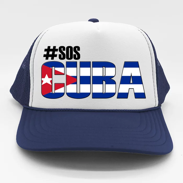 SOS Cuba Trucker Hat