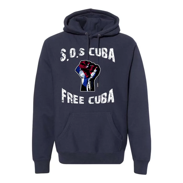 SOS Free Cuba Premium Hoodie