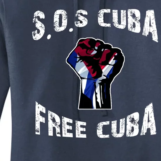 SOS Free Cuba Women's Pullover Hoodie