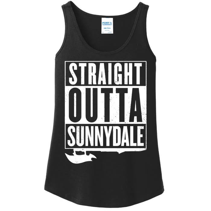 Straight Outta Sunnydale Ladies Essential Tank