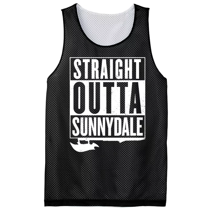 Straight Outta Sunnydale Mesh Reversible Basketball Jersey Tank