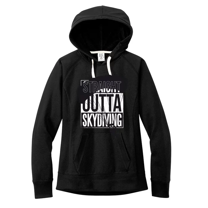 Straight Outta Skydiving Women's Fleece Hoodie