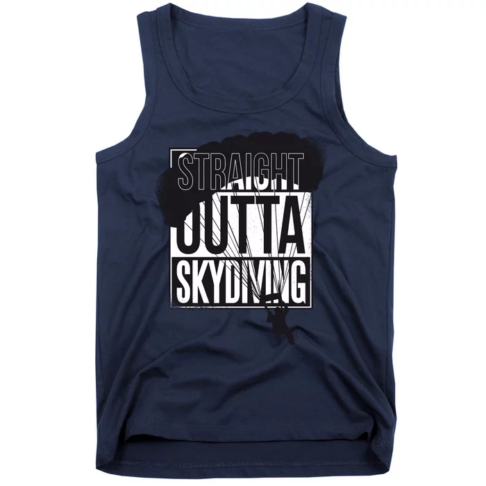 Straight Outta Skydiving Tank Top