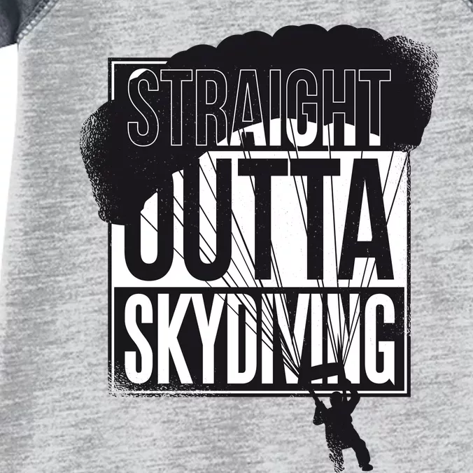 Straight Outta Skydiving Infant Baby Jersey Bodysuit