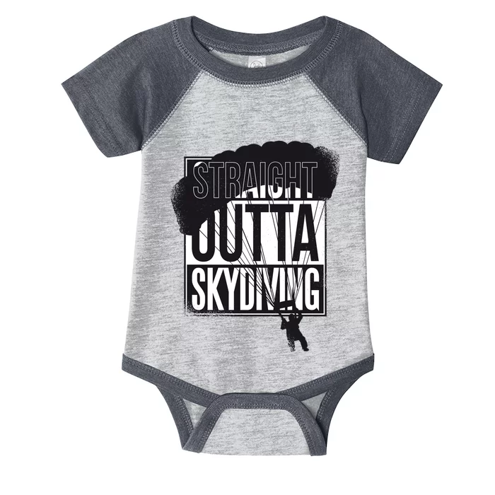 Straight Outta Skydiving Infant Baby Jersey Bodysuit