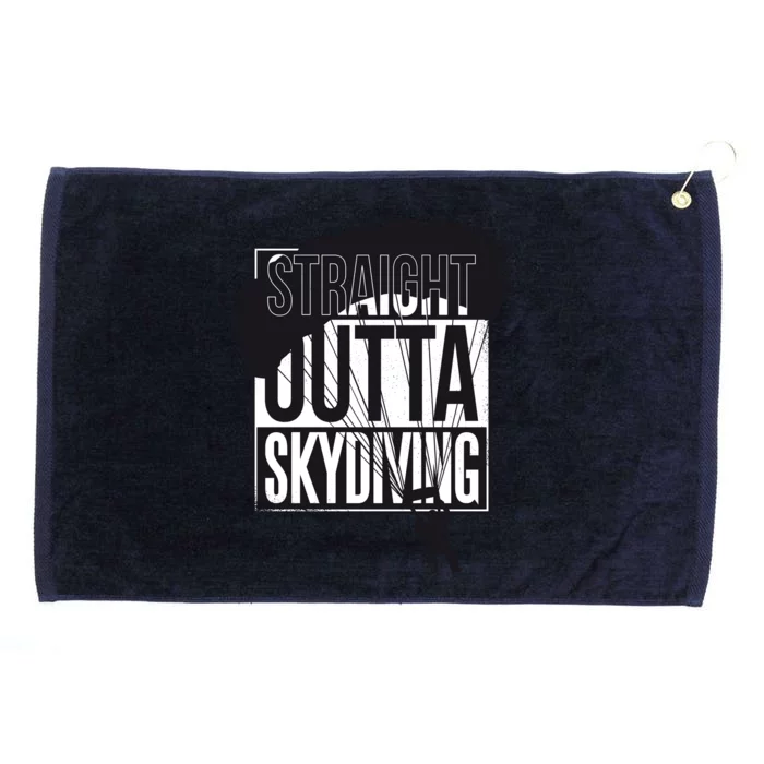 Straight Outta Skydiving Grommeted Golf Towel