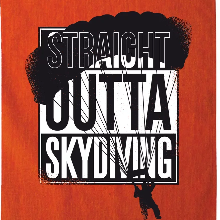 Straight Outta Skydiving Platinum Collection Golf Towel