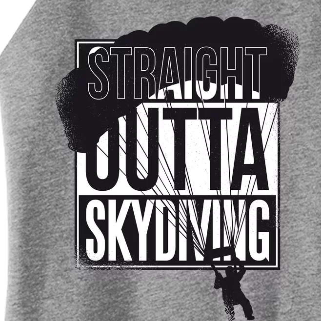 Straight Outta Skydiving Women’s Perfect Tri Rocker Tank