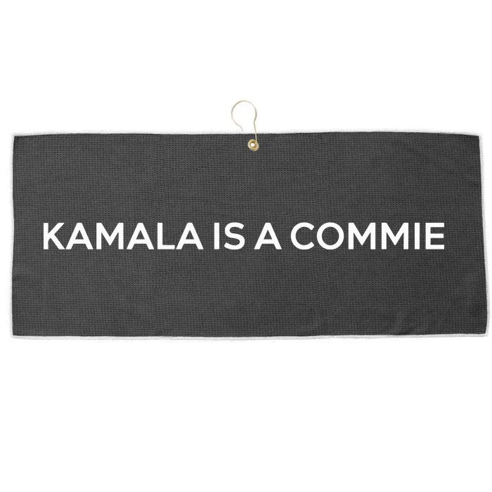 Sensei Of Sartcasm Kamala Is A Commie Large Microfiber Waffle Golf Towel