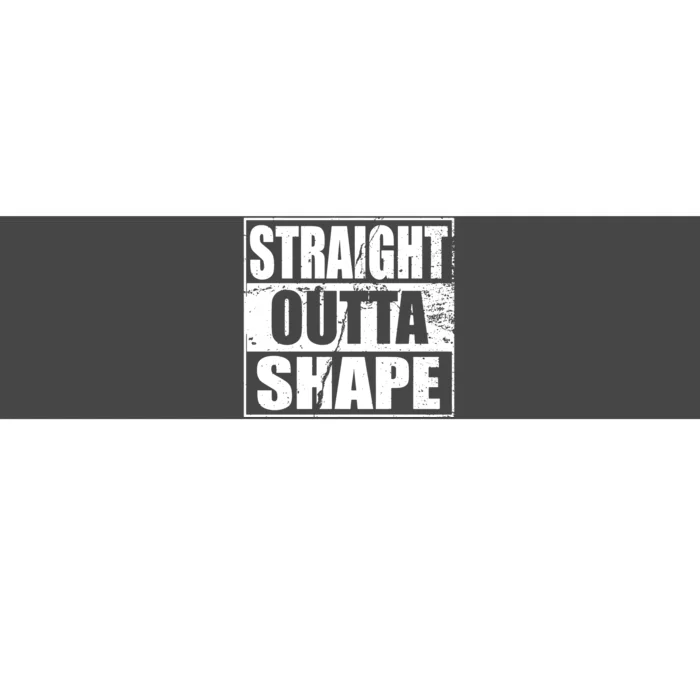 Straight Outta Shape Bumper Sticker