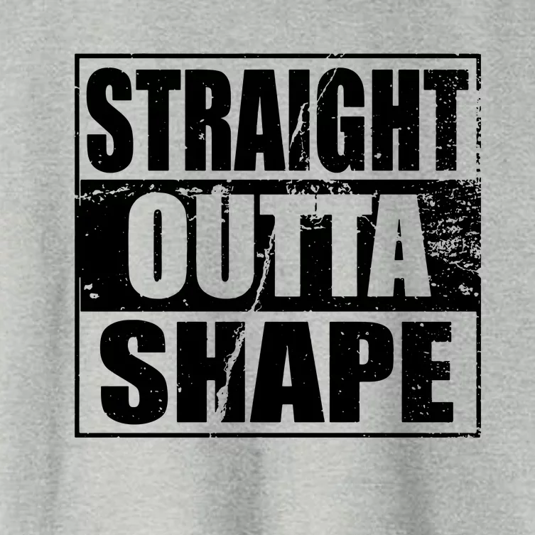 Straight Outta Shape Women's Crop Top Tee