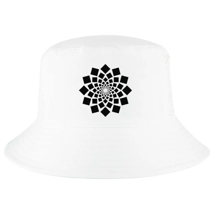 Spiral Of Squares Math Art Geometry Geometric Cool Comfort Performance Bucket Hat