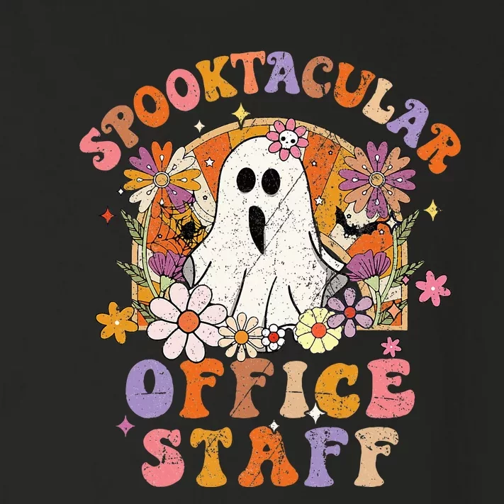 Spooktacular Office Staff Happy Halloween Spooky Matching Toddler Long Sleeve Shirt