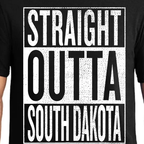 Straight outta South Dakota Great Travel & Gift Idea Pajama Set