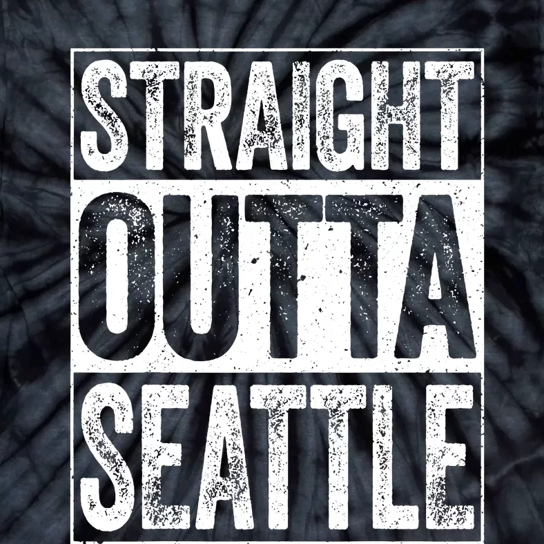 Straight Outta Seattle Washington Tie-Dye T-Shirt