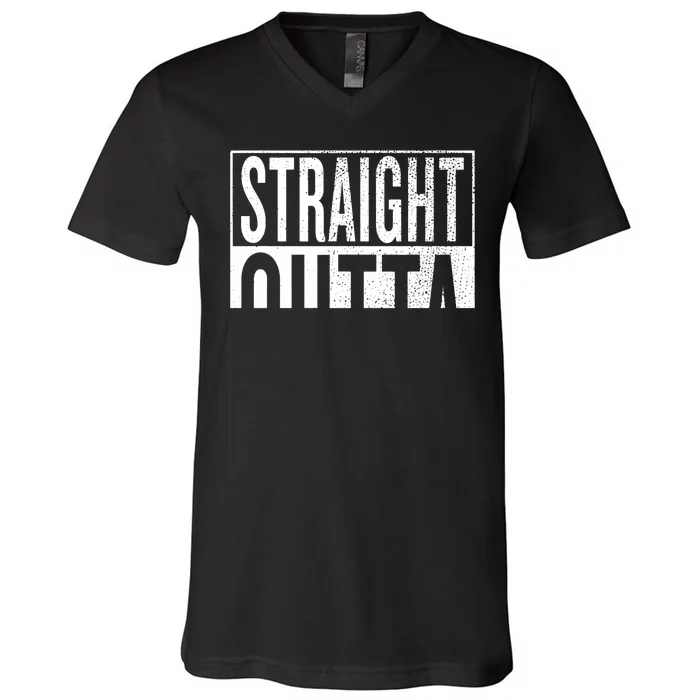 Straight Outta Saint Louis Great Travel & Gift Idea V-Neck T-Shirt