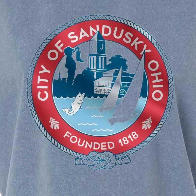 Sandusky Ohio Garment-Dyed Women's Muscle Tee