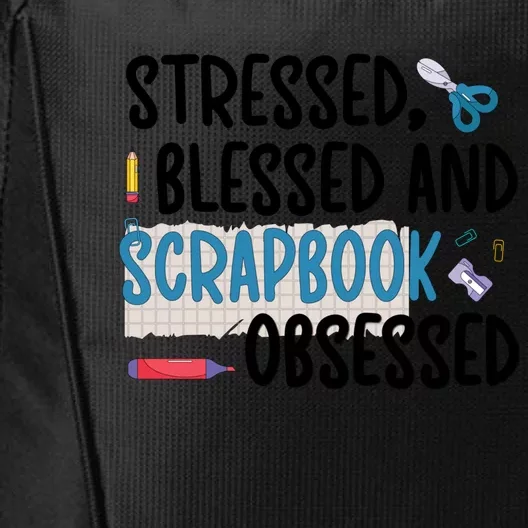 Scrapbook Obsessed Scrapbooking Scrapbooker Gift City Backpack