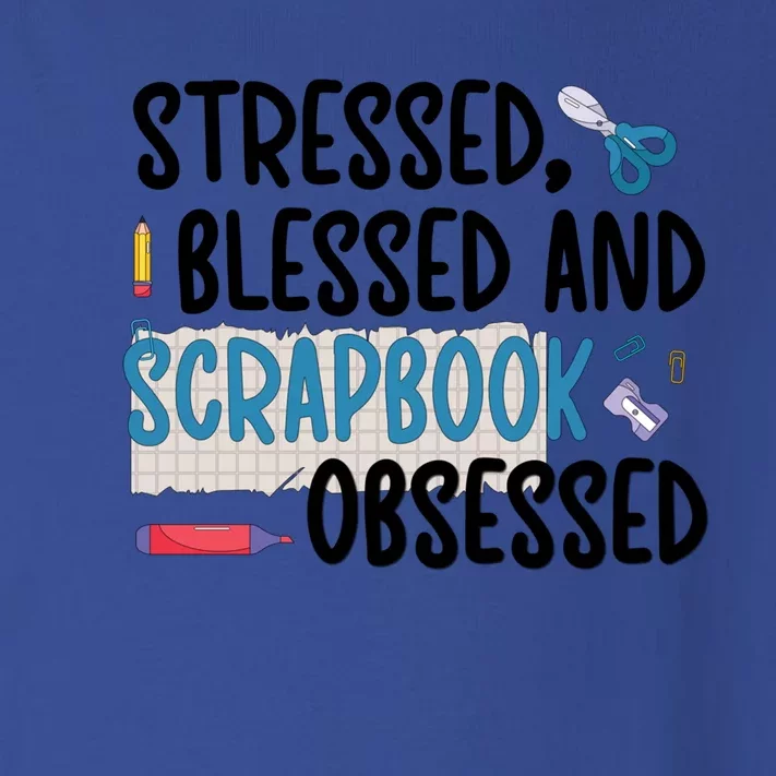 Scrapbook Obsessed Scrapbooking Scrapbooker Gift Toddler Long Sleeve Shirt