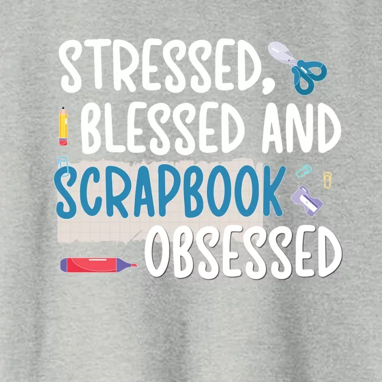 Scrapbook Obsessed Scrapbooking Scrapbooker Gift Women's Crop Top Tee