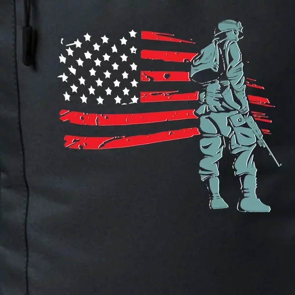 Support Our Soldiers USA American Flag Daily Commute Backpack